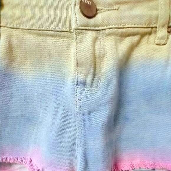 NWOT BDG Multi- Color Super Shortie Shorts - Picture 3 of 8